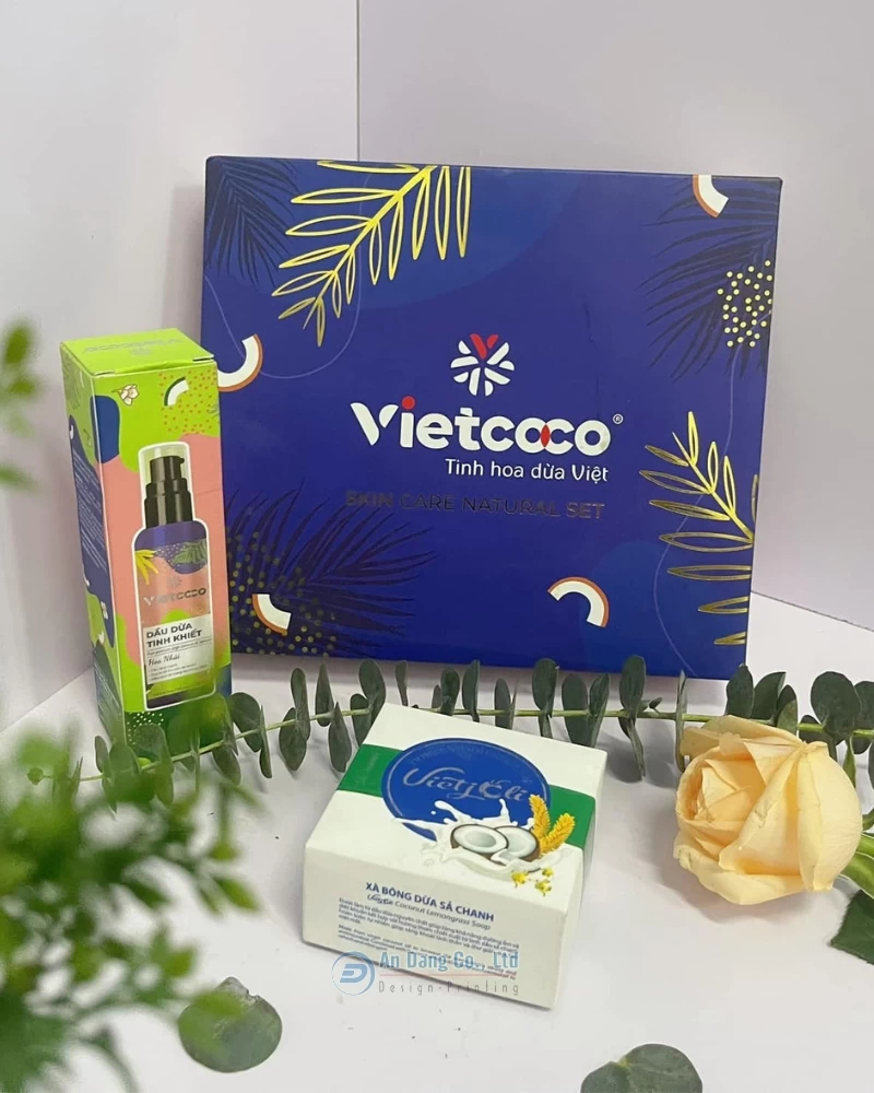 Hộp giấy cho thương hiệu Vietcoco