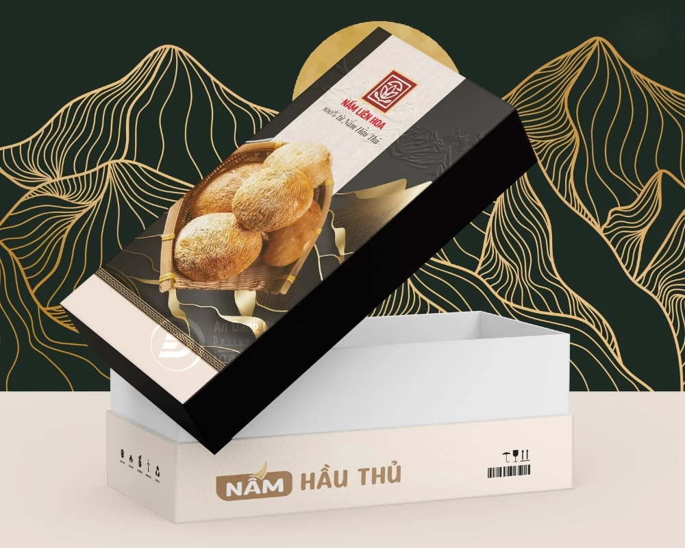 Hộp giấy đựng nấm hầu thủ