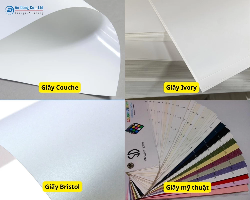 Các loại chất liệu giấy in bìa folder ngân hàng