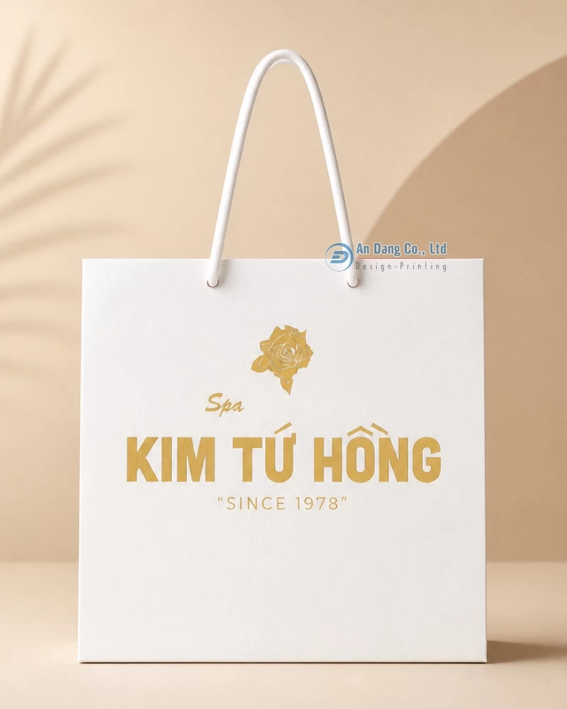 Túi giấy spa Kim Tứ Hồng