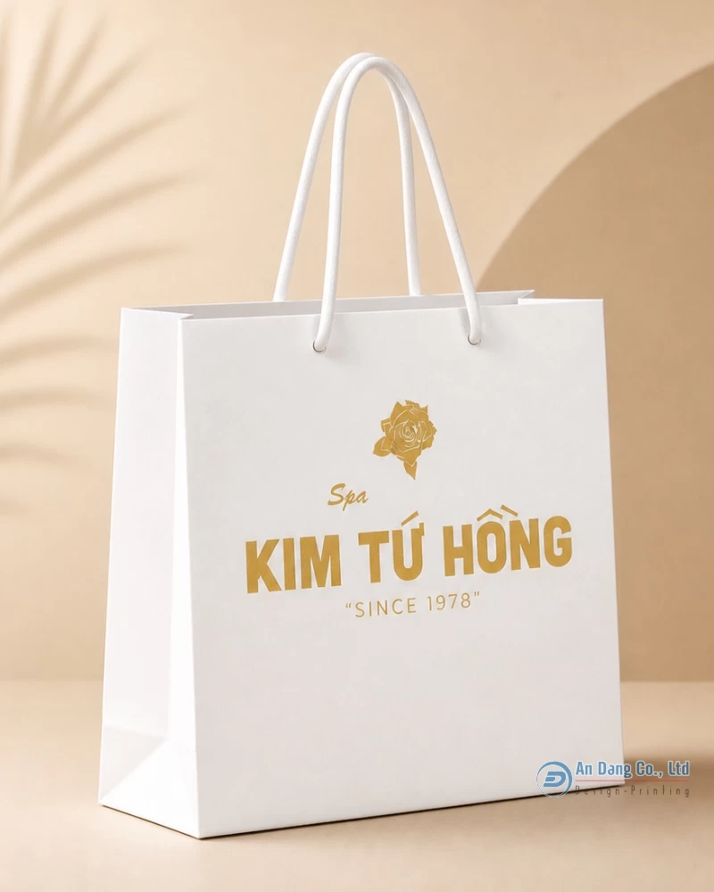 Túi giấy spa Kim Tứ Hồng