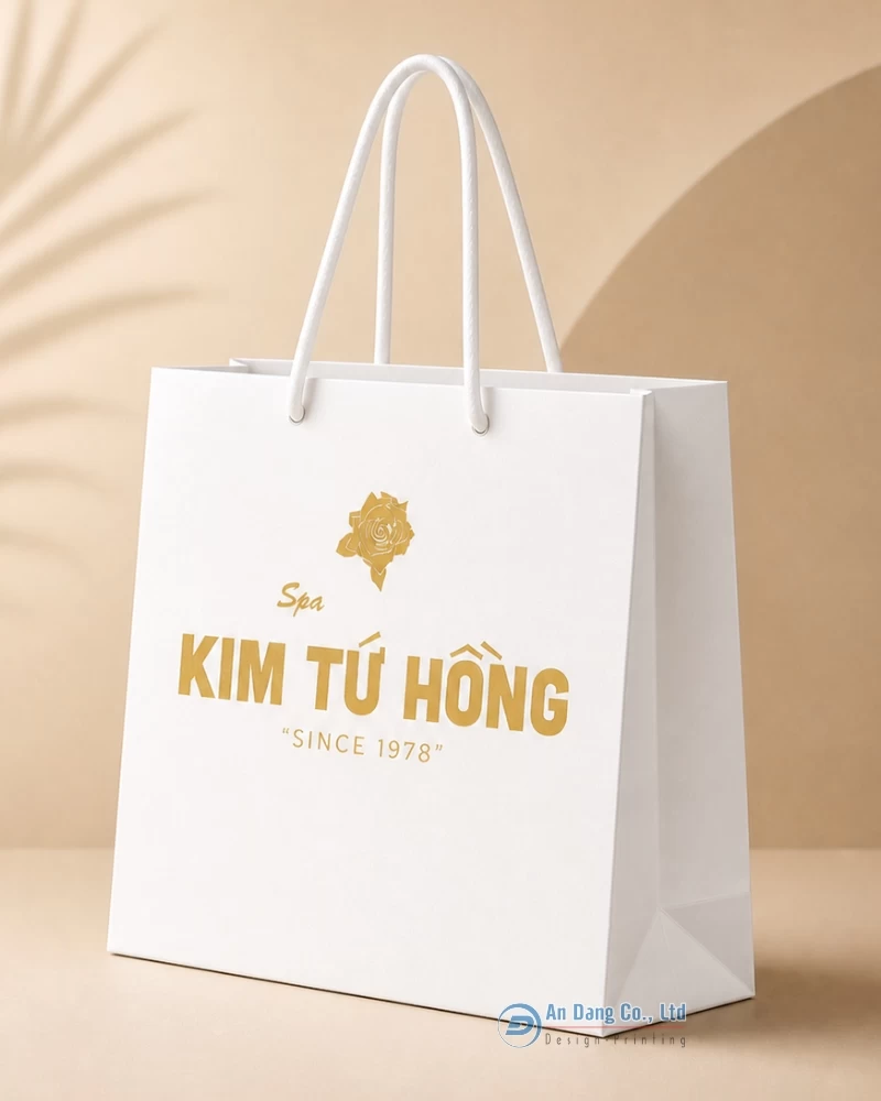 Túi giấy spa Kim Tứ Hồng