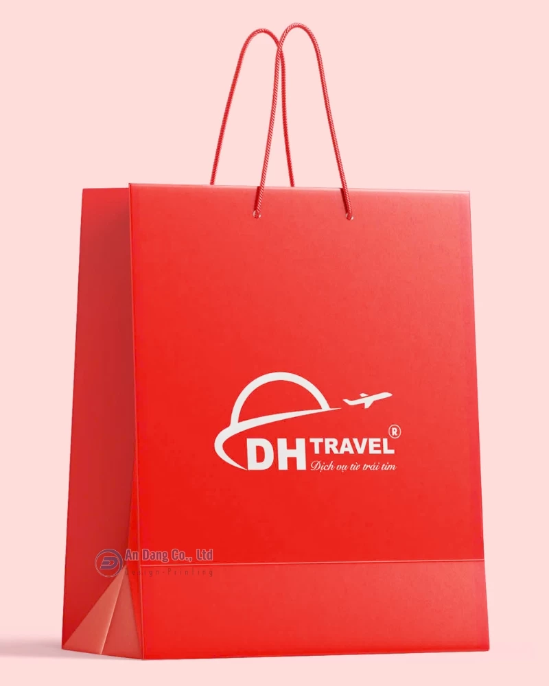 Túi giấy cho công ty DH Travel