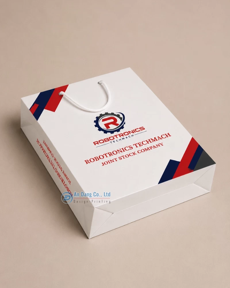 Túi giấy cho công ty Robotronics