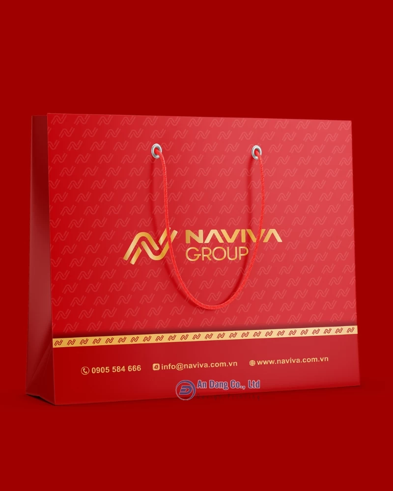 Túi giấy cho doanh nghiệp NAVIVA GROUP