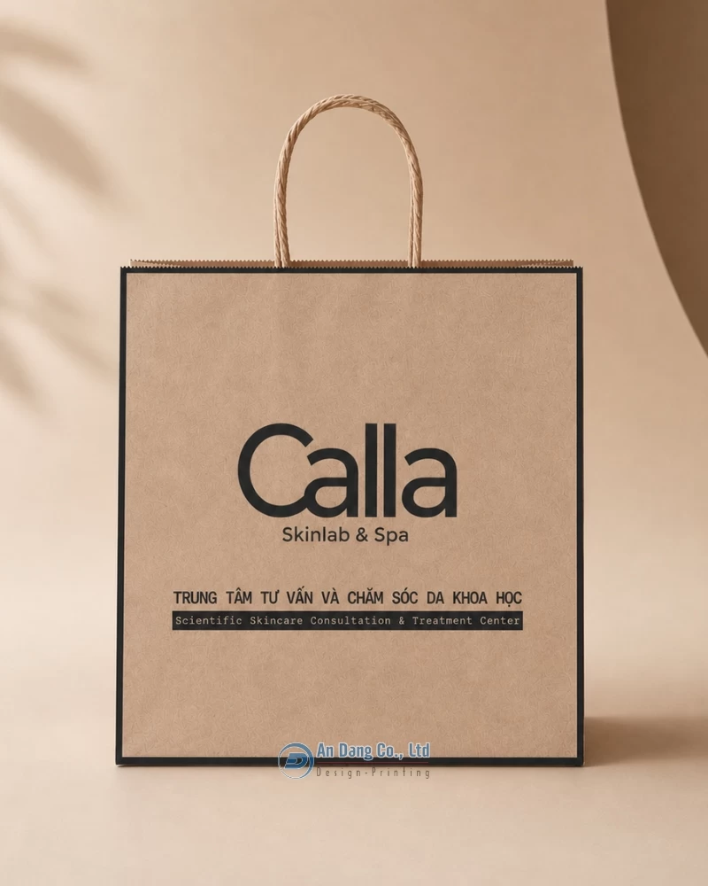 Túi giấy cho đơn vị spa Calla