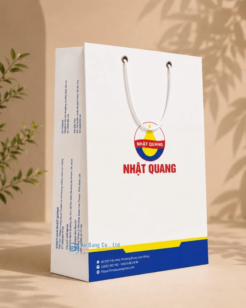 Túi giấy cho khách sạn Nhật Quang
