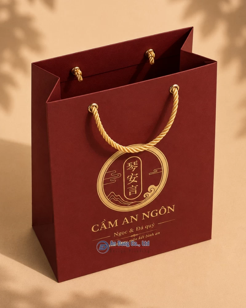 Túi giấy cho shop Cẩm An Ngôn