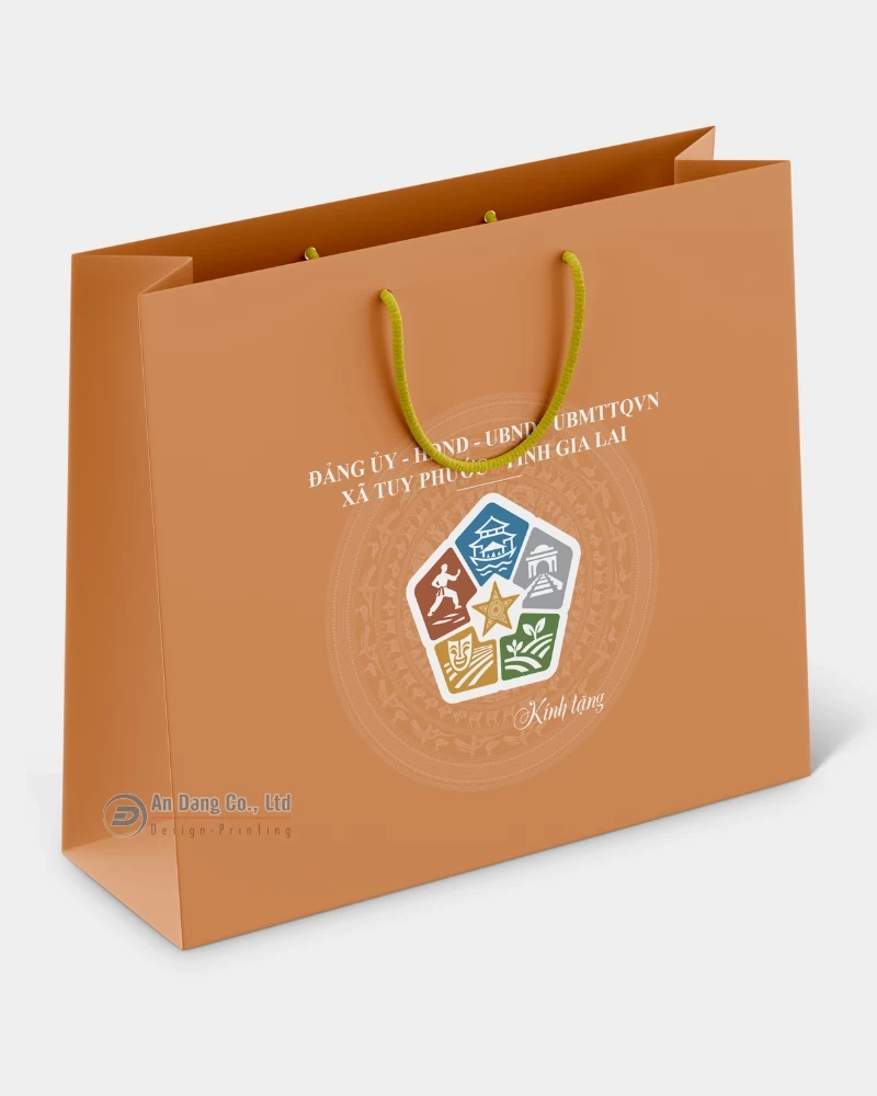 Túi giấy cho UBND xã Tuy Phước, Gia Lai