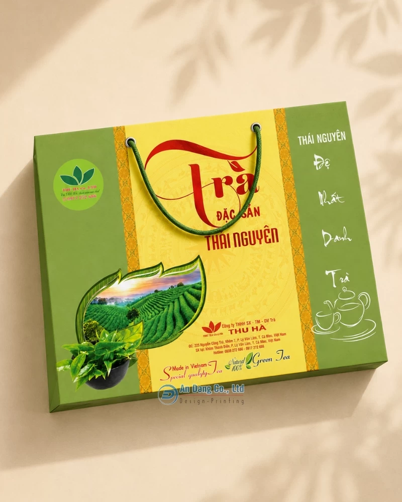 Túi giấy đựng trà Thái Nguyên