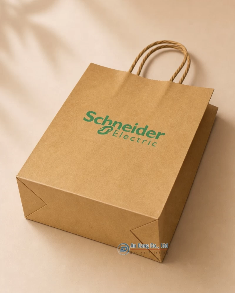 Túi giấy Kraft cho doanh nghiệp Schneider